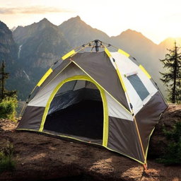 AUTOMATIC 1 LAYER CAMP TENT CT07 