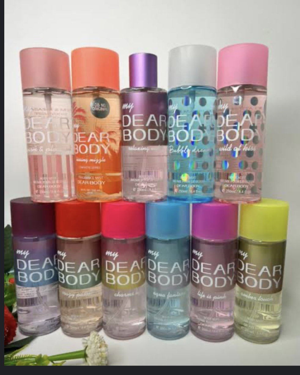 Dear body body splashes 