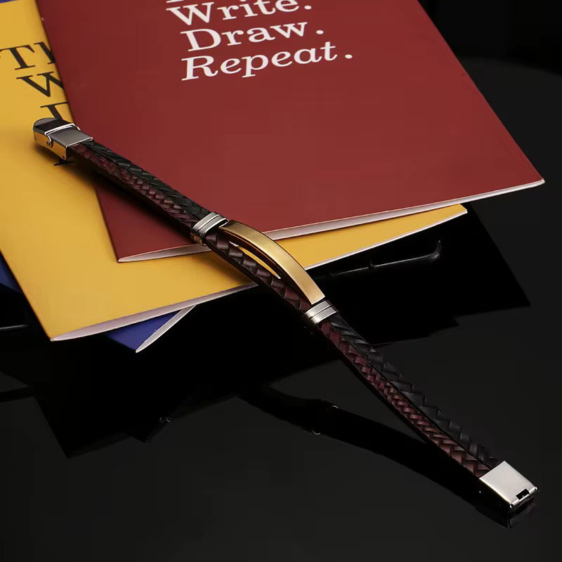 Bracelet en cuir pour hommes 