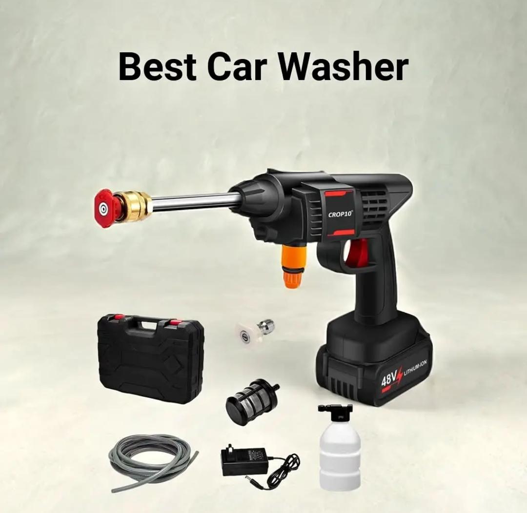 Car wisher, spray gun