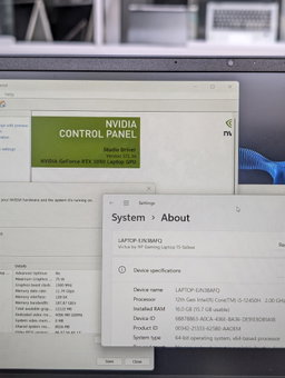 HP Victus 15  RTX 3050 