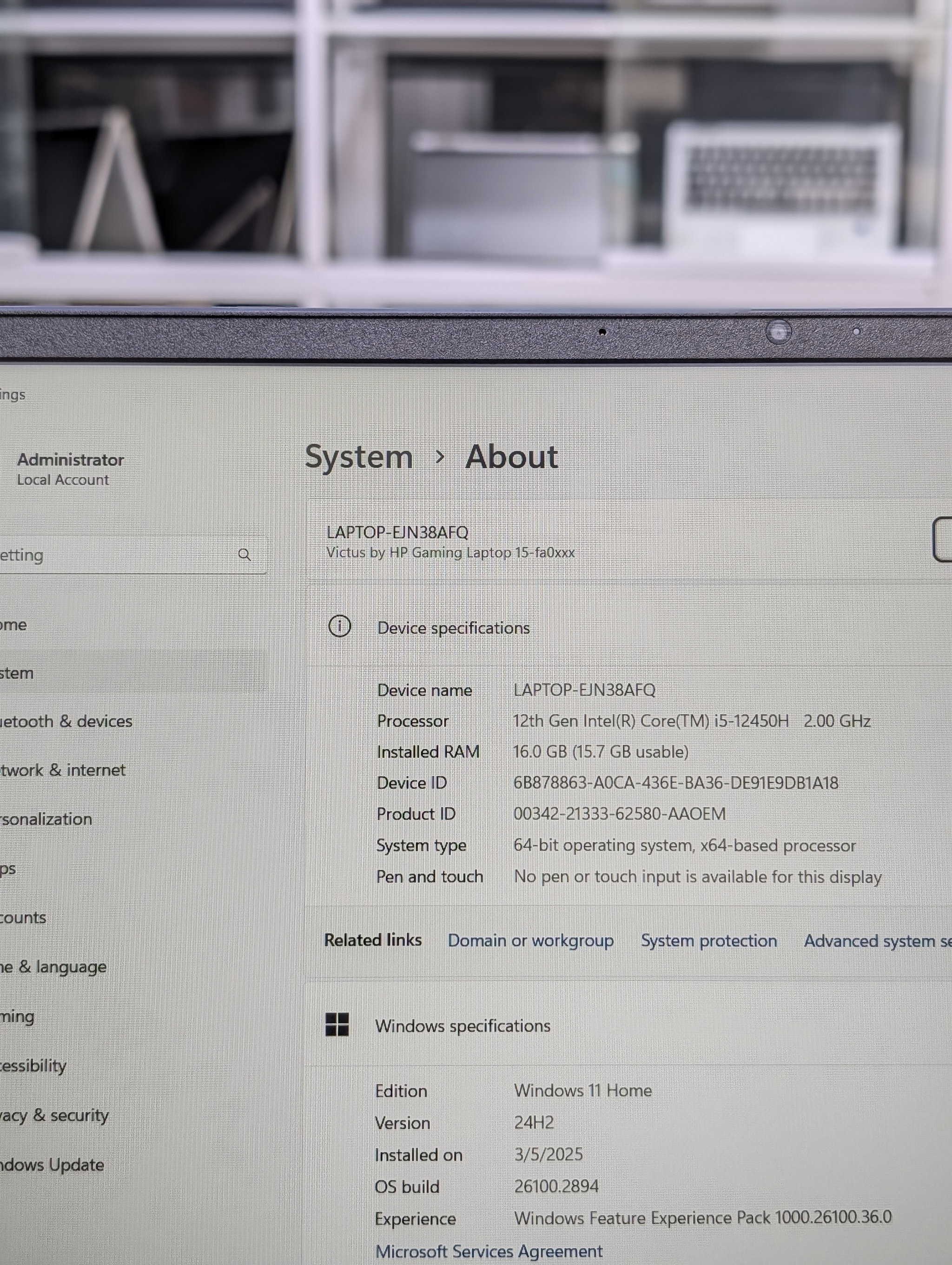 HP Victus 15  RTX 3050 _6