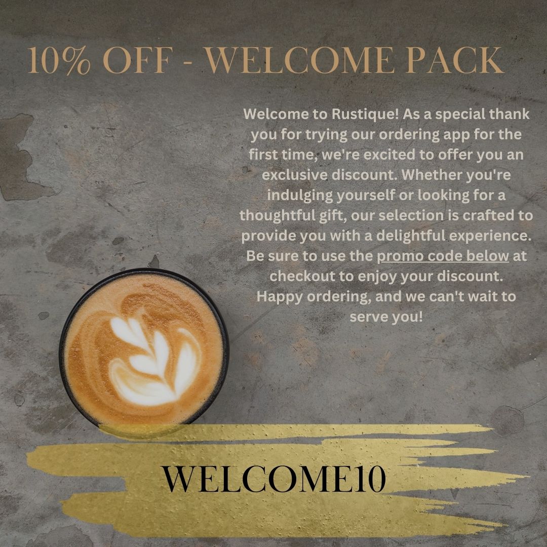 **"Use Discount Code "WELCOME10" at checkout—exclusively for the first 100 customers on their initial purchase."**  _0