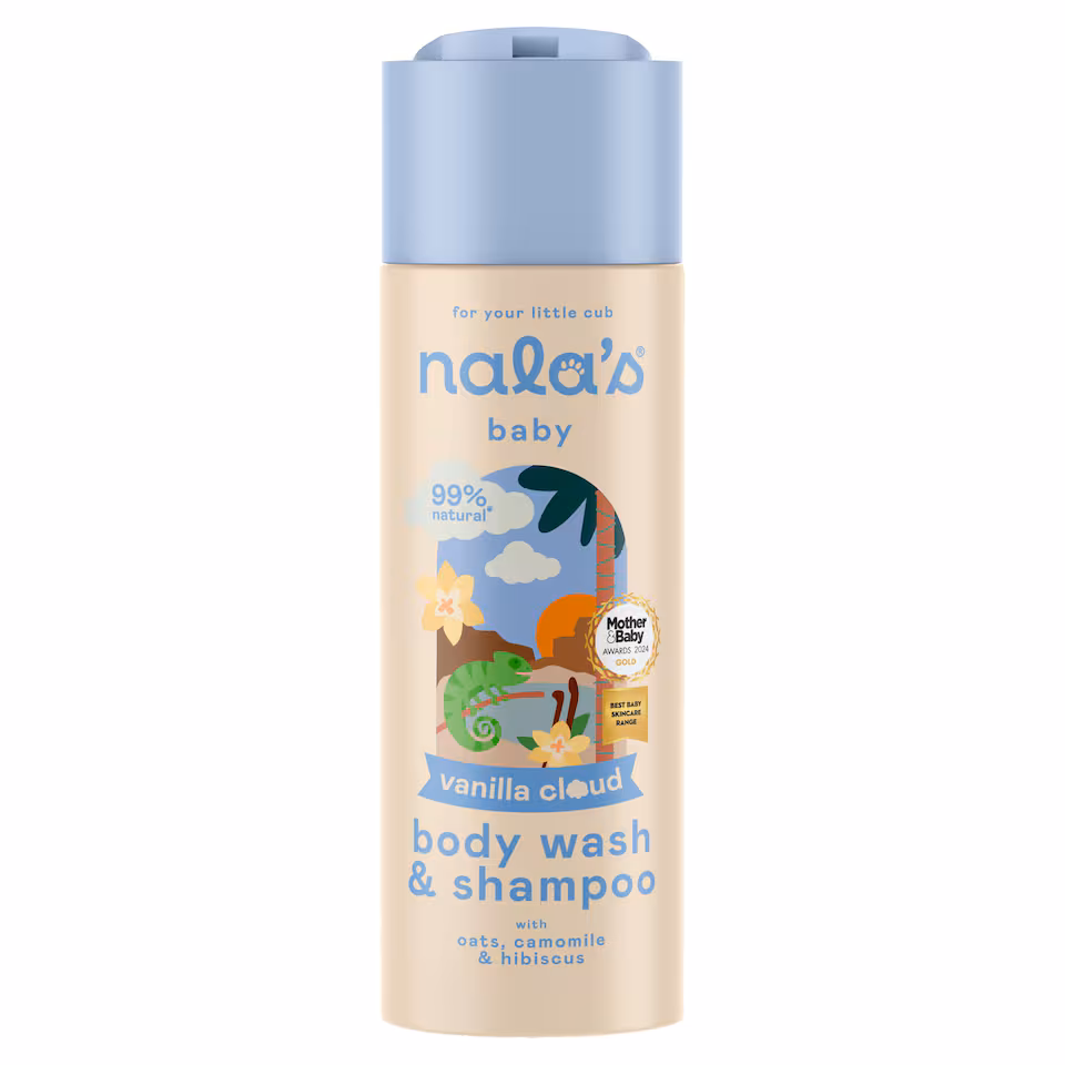Nala’s Baby Vanilla Cloud Shampoo & Body Wash 200ml_0