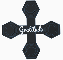 GRATITUDE QUAD SPINNER (Single or Multicolor)