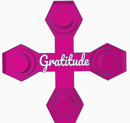 GRATITUDE QUAD SPINNER (Single or Multicolor)