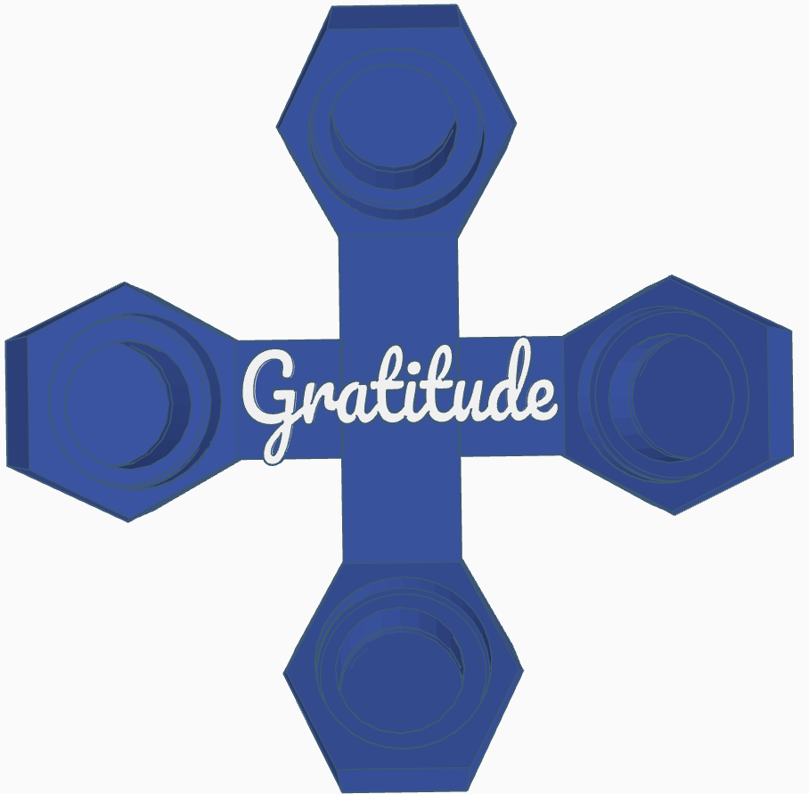 GRATITUDE QUAD SPINNER (Single or Multicolor)_2