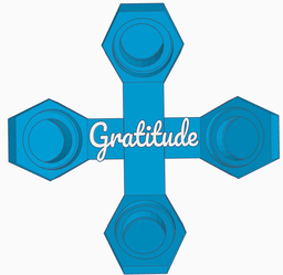 GRATITUDE QUAD SPINNER (Single or Multicolor)