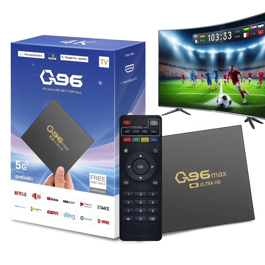 96 MAX Smart Android 13.0 TV Box Quad Core 4K WIFI HD Media Stream Player Box_0