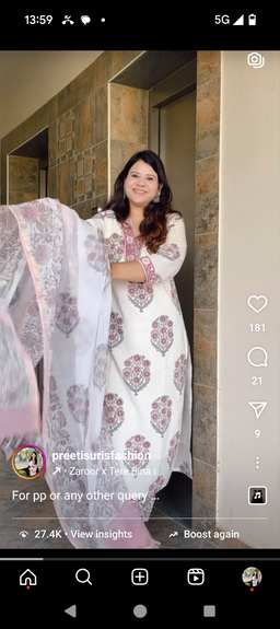 Mugal Print 3 pcs suit with Kota doriya Dupatta D. .NO. 803