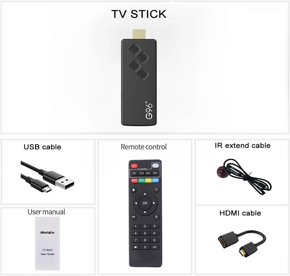 G96 TV Stick Android 13 HDMI 8K UHD QuadCore Cortex A53_3