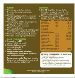 Pupuk hayati maxifarm 1 Liter