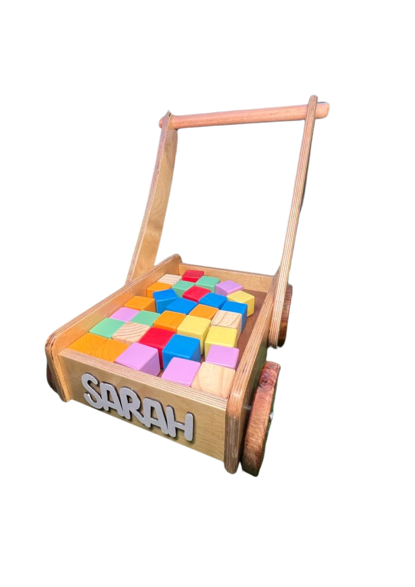 Natural Blokkie Trollie with personalized Name_1