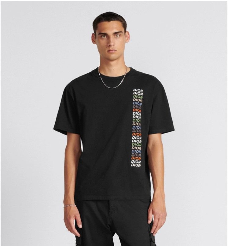 T shirt Christian Dior preta