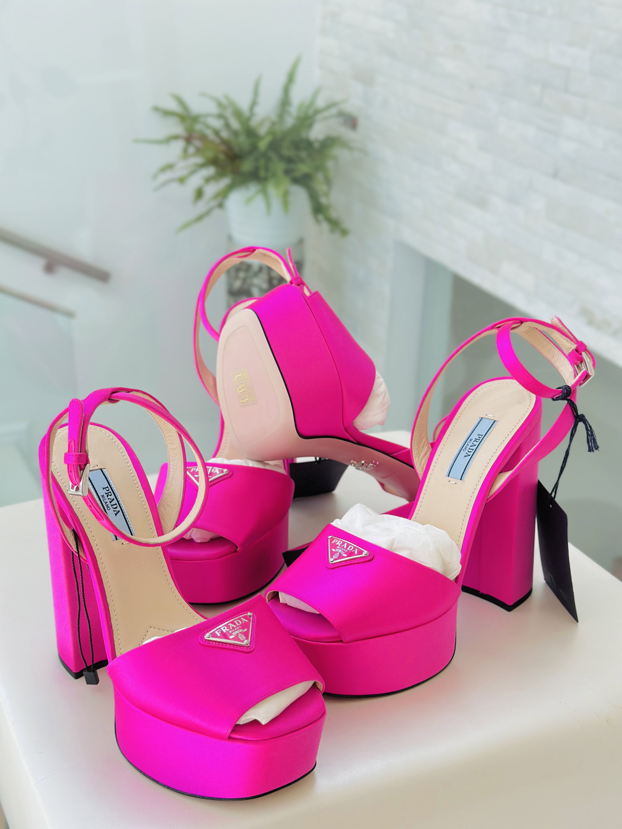 Plataformas Prada - pink _3