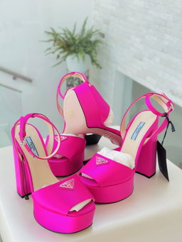 Plataformas Prada - pink 