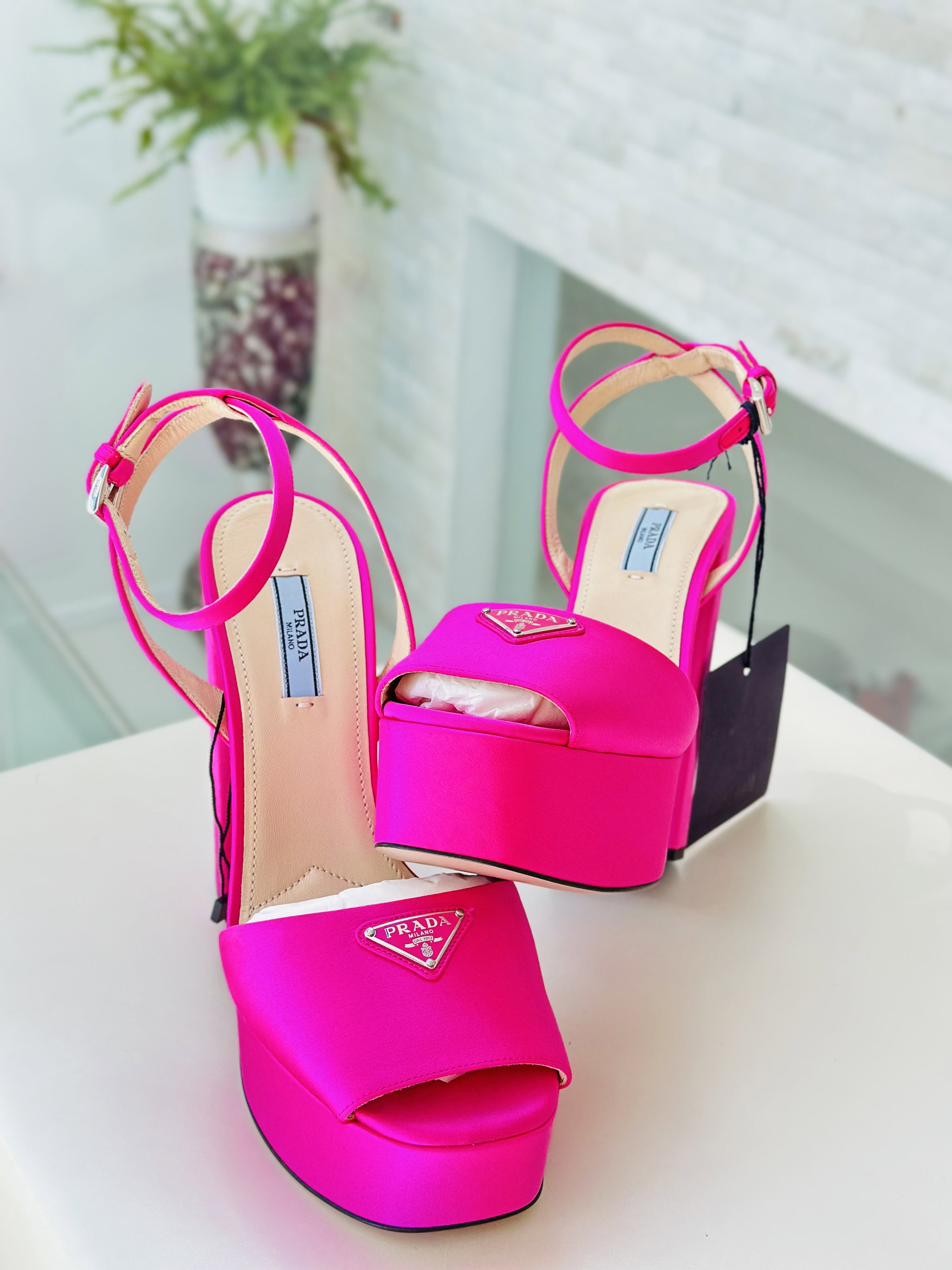 Plataformas Prada - pink _2