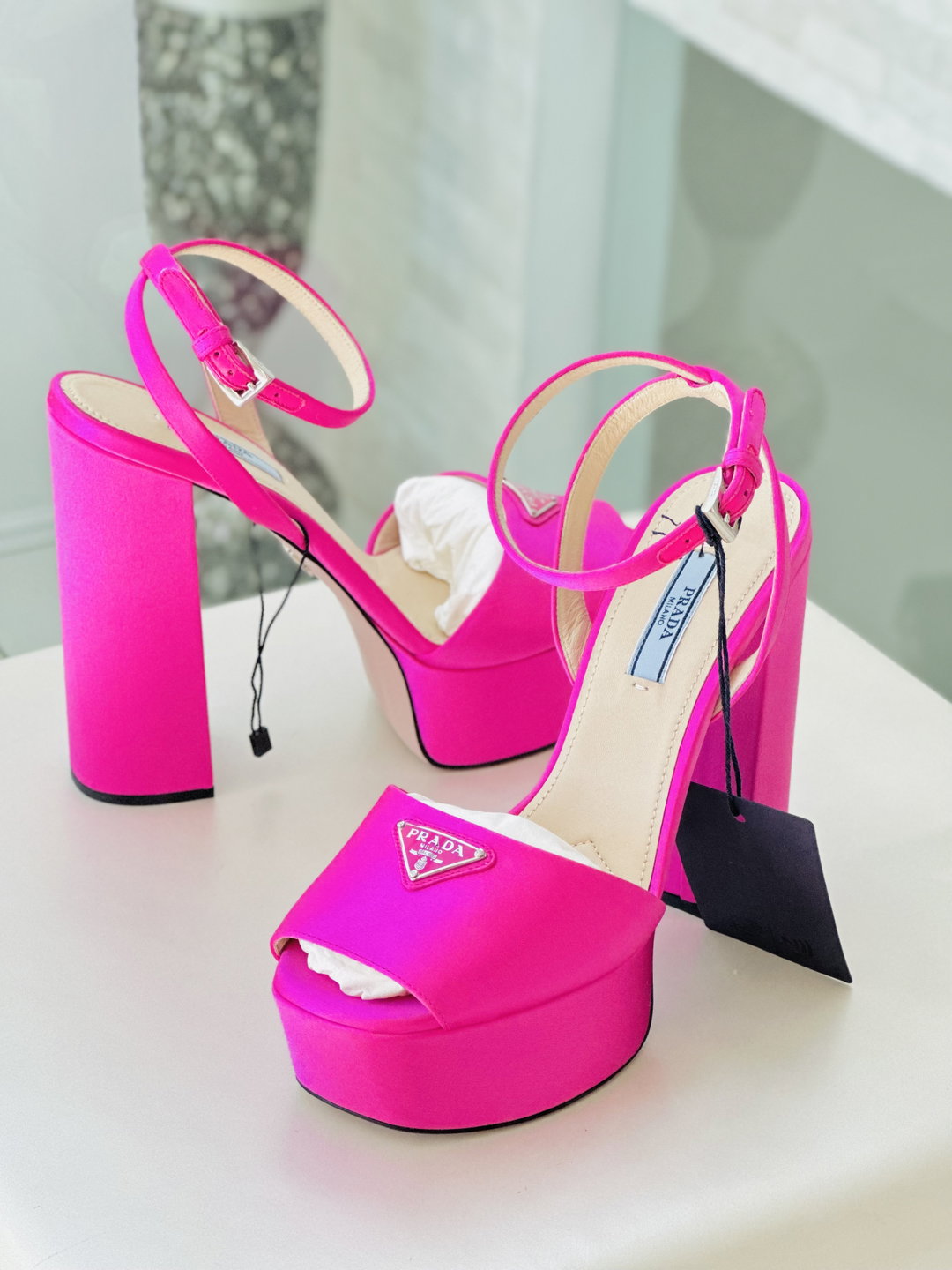 Plataformas Prada - pink