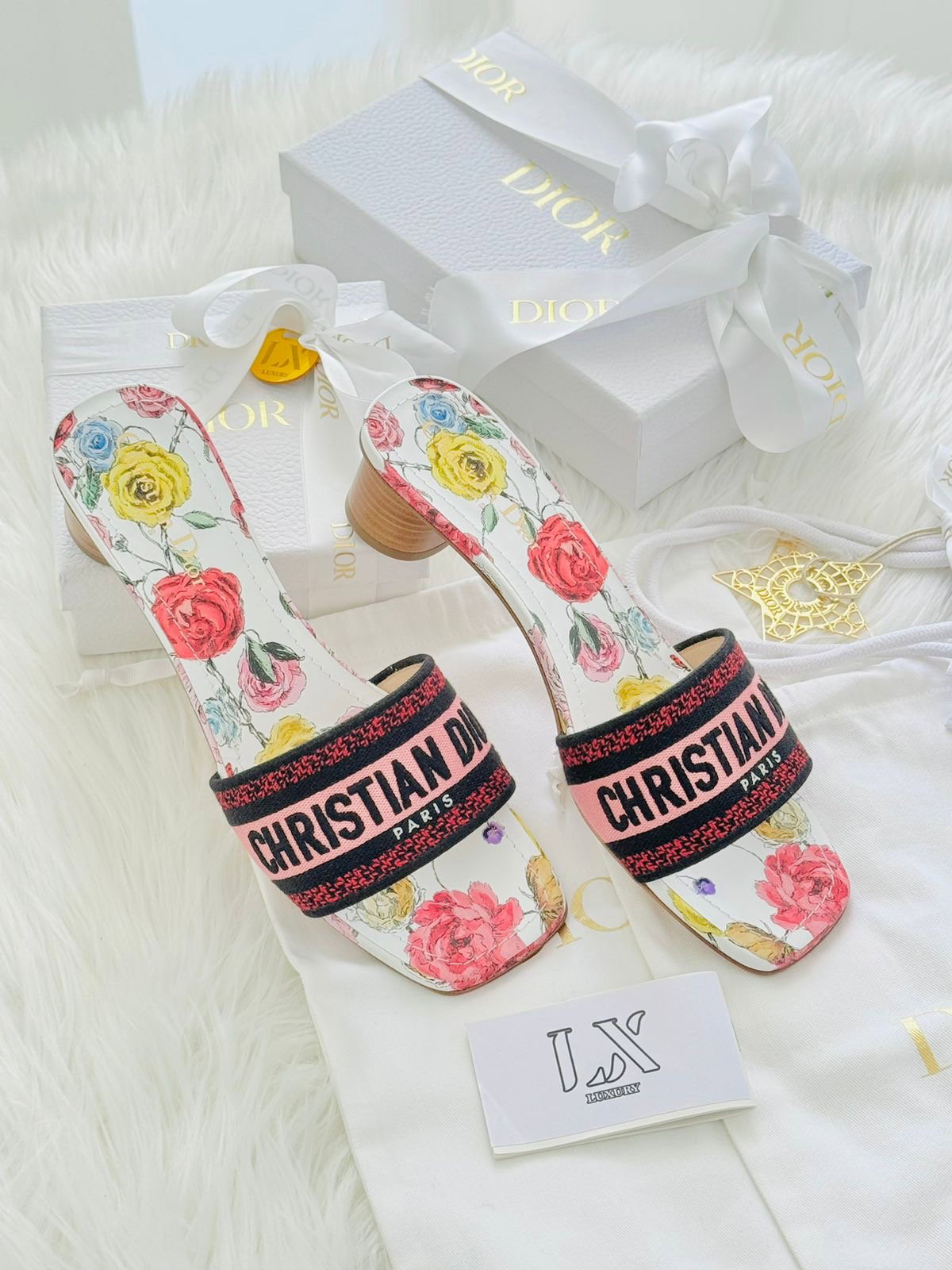 Chinelos dway dior - c/ salto _0