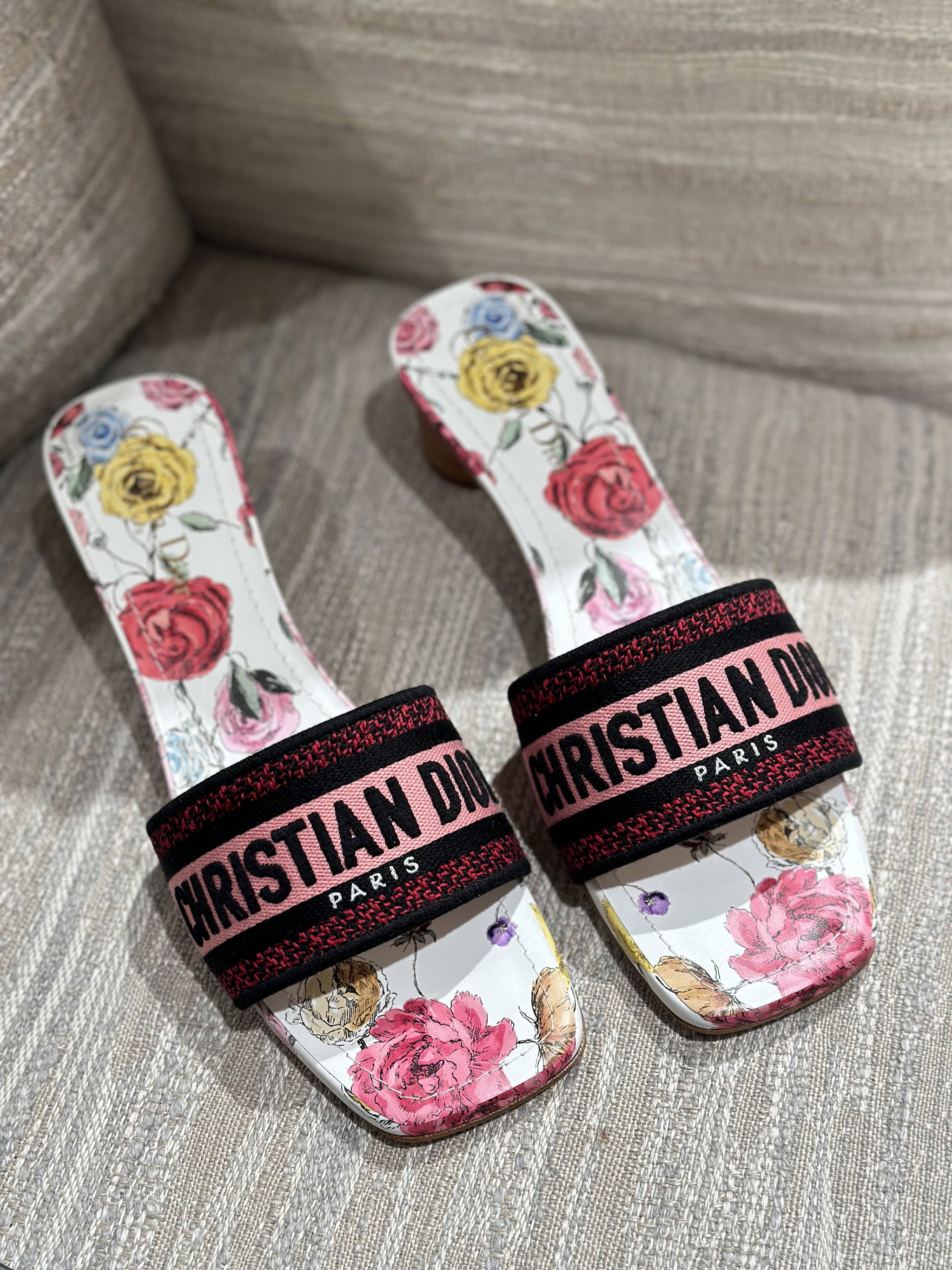 Chinelos dway dior - c/ salto _5