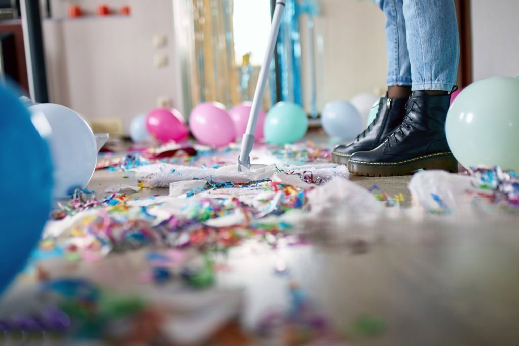Post -event Cleaning at Home.