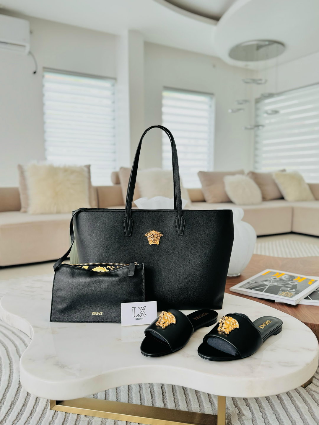 Bolsa Versace lá medusa - tote