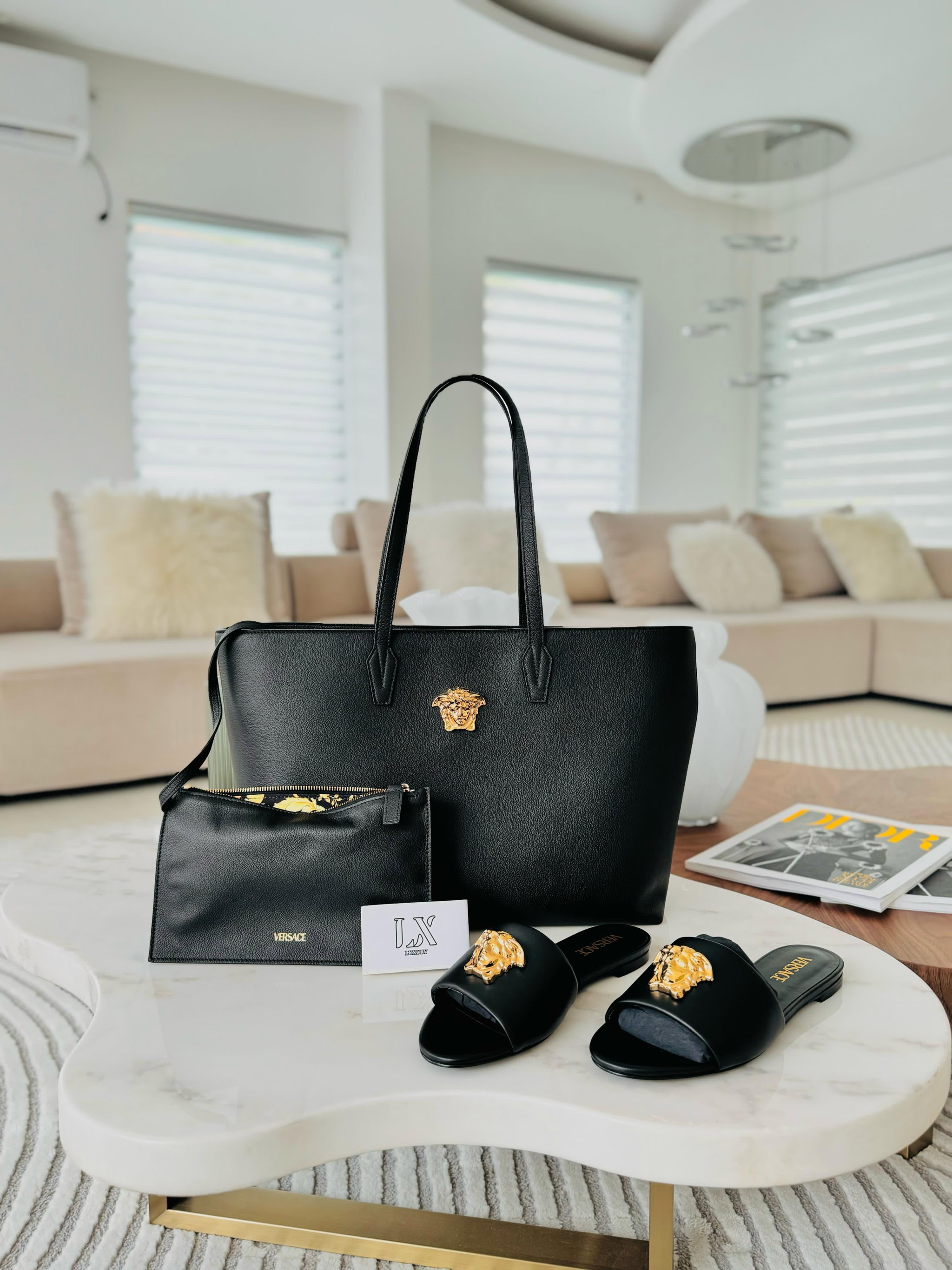 Bolsa Versace lá medusa - tote  _0