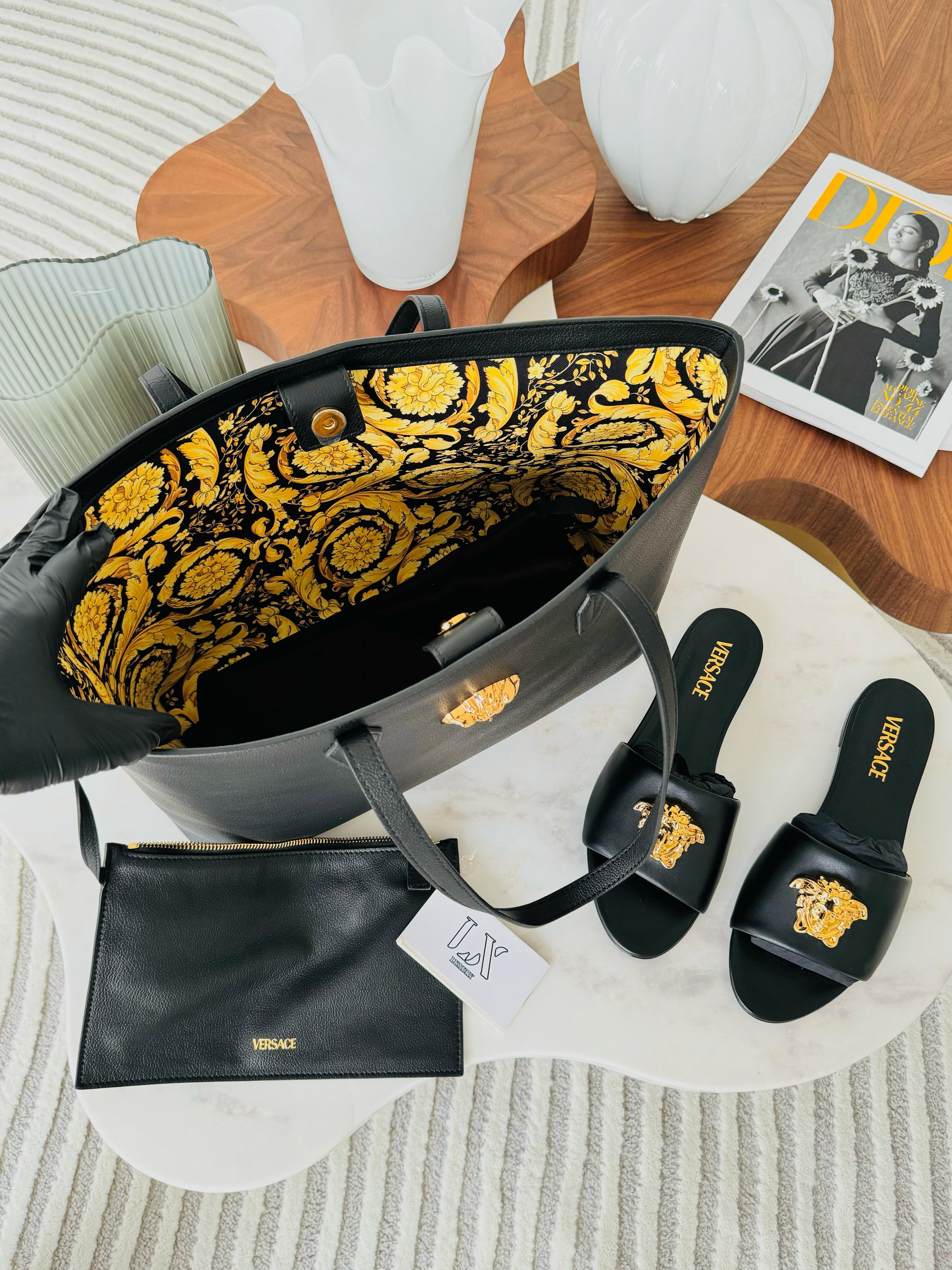 Bolsa Versace lá medusa - tote  _3