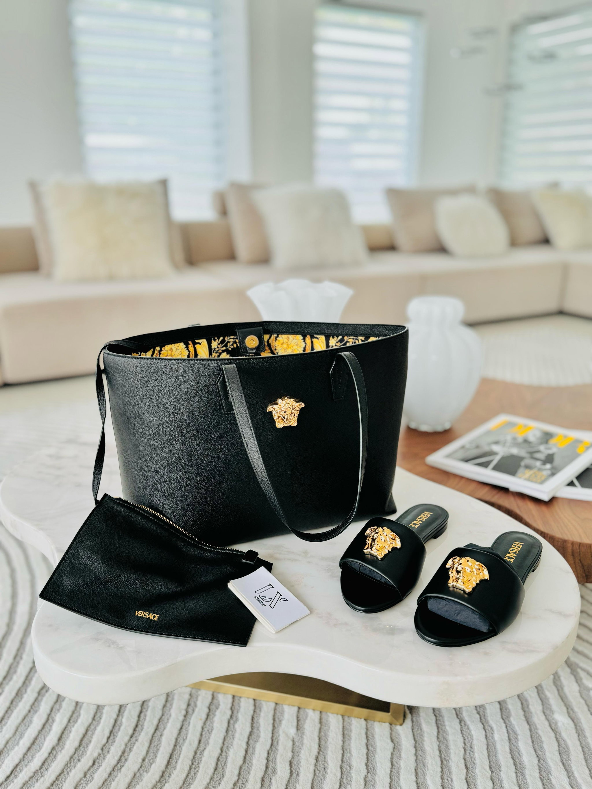 Bolsa Versace lá medusa - tote  _1