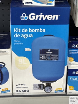 TANQUE HIDRONEUMATICO GRIVEN KIT 8 LITROS