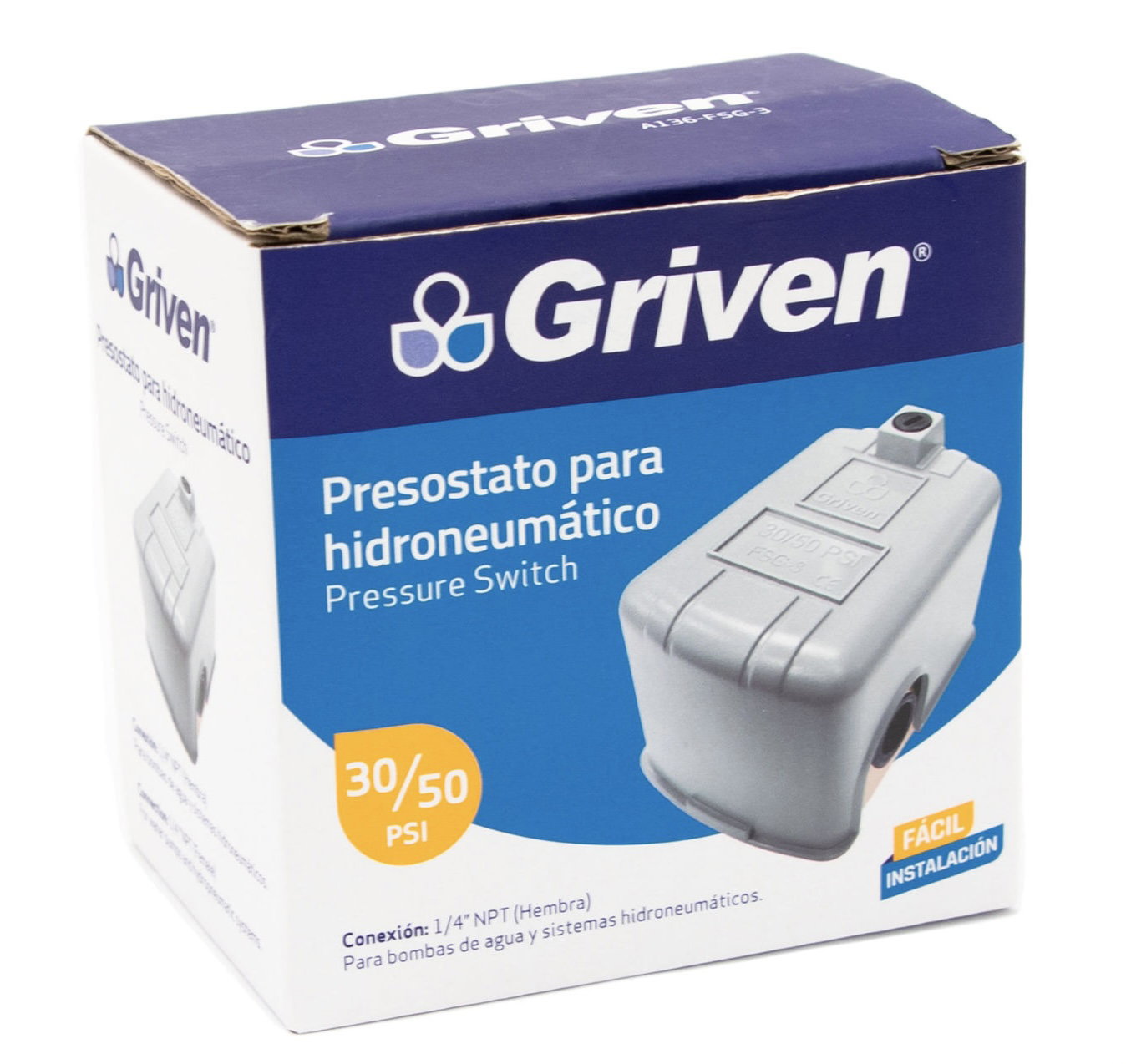 PRESOSTATO PARA HIDRONEUMÁTICO GRIVEN 30/50PSI_1