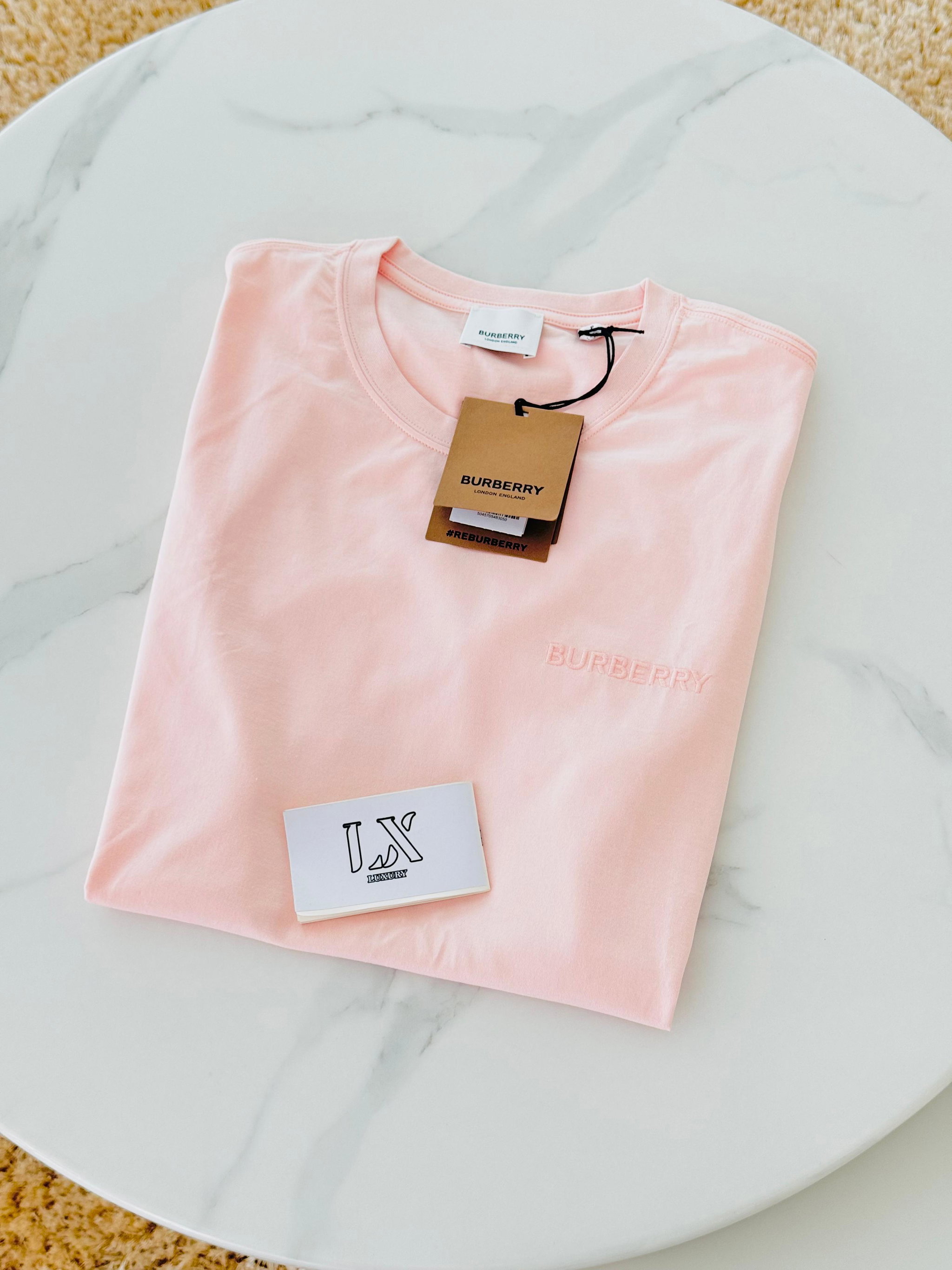 -50%‼️ / T shirt Burberry - Rosa _0