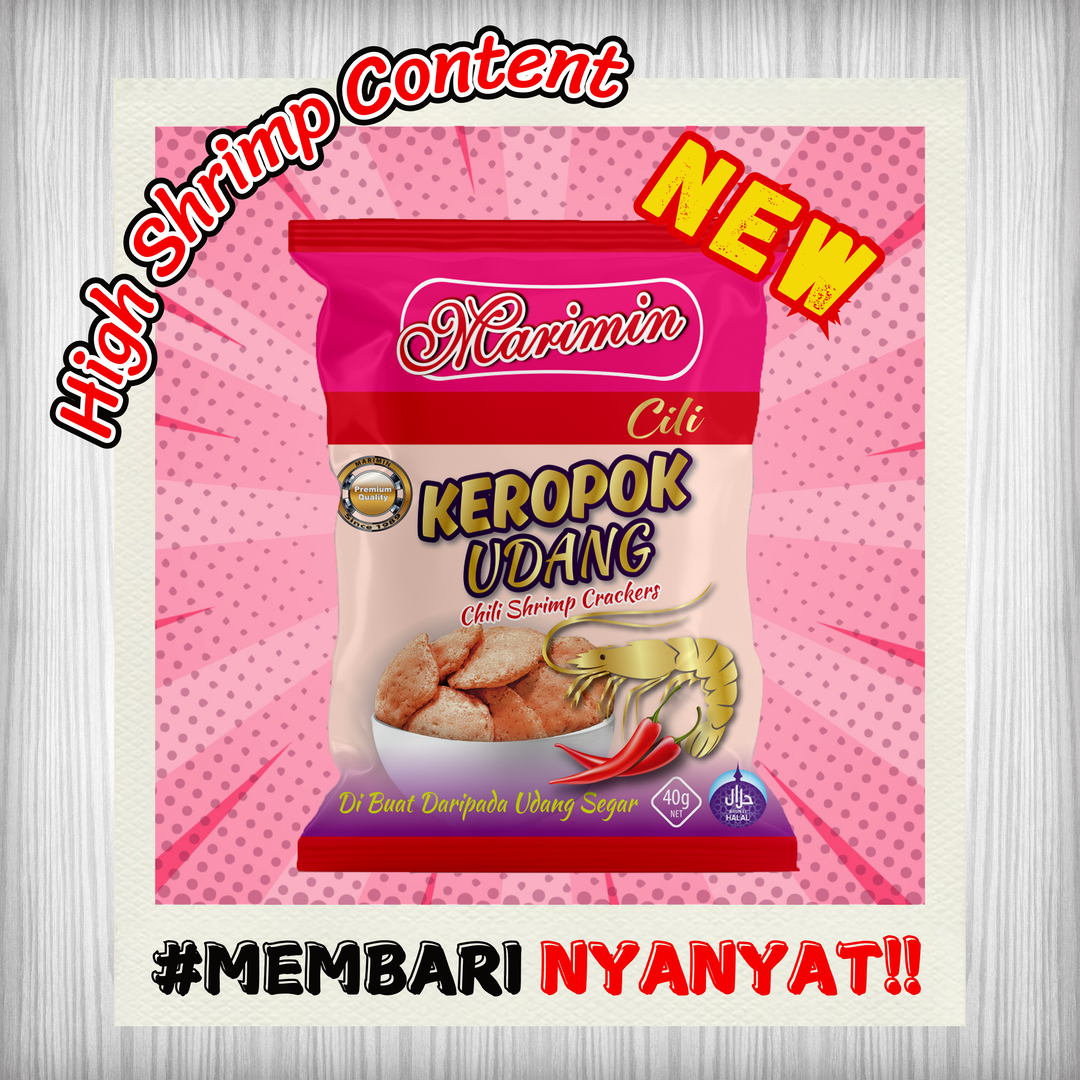 RTE Chili Prawn Crackers 40G 