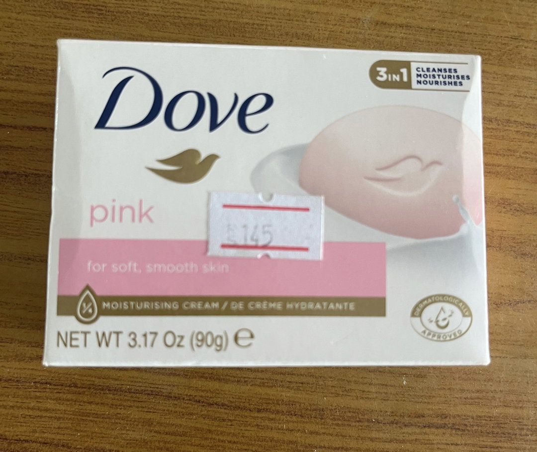 Dove pink bath soap