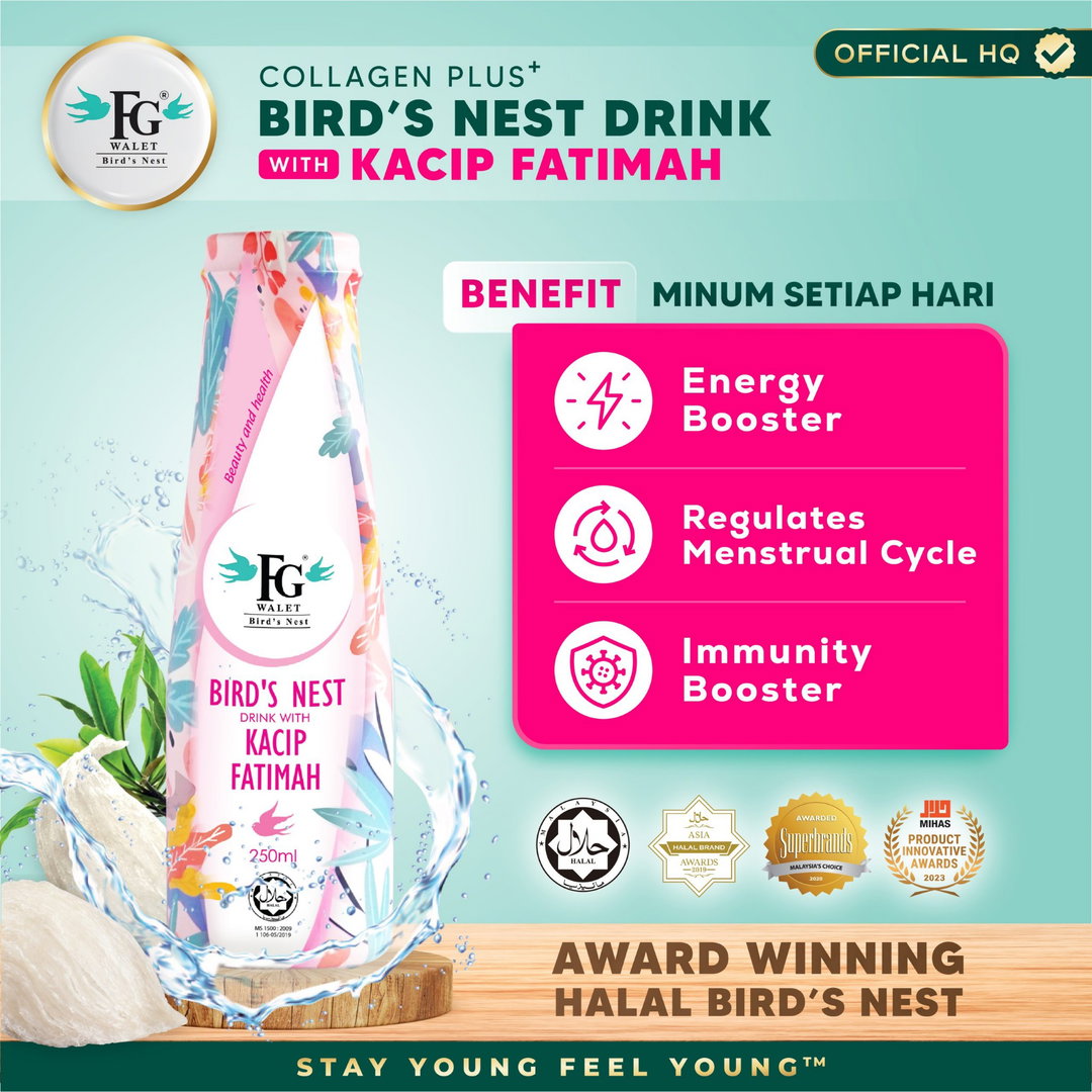 Collagen Plus Bird's Nest Drink (Kacip Fatimah)