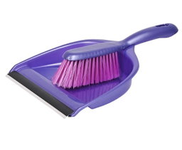 Feather Dustpan & Brush Orchid