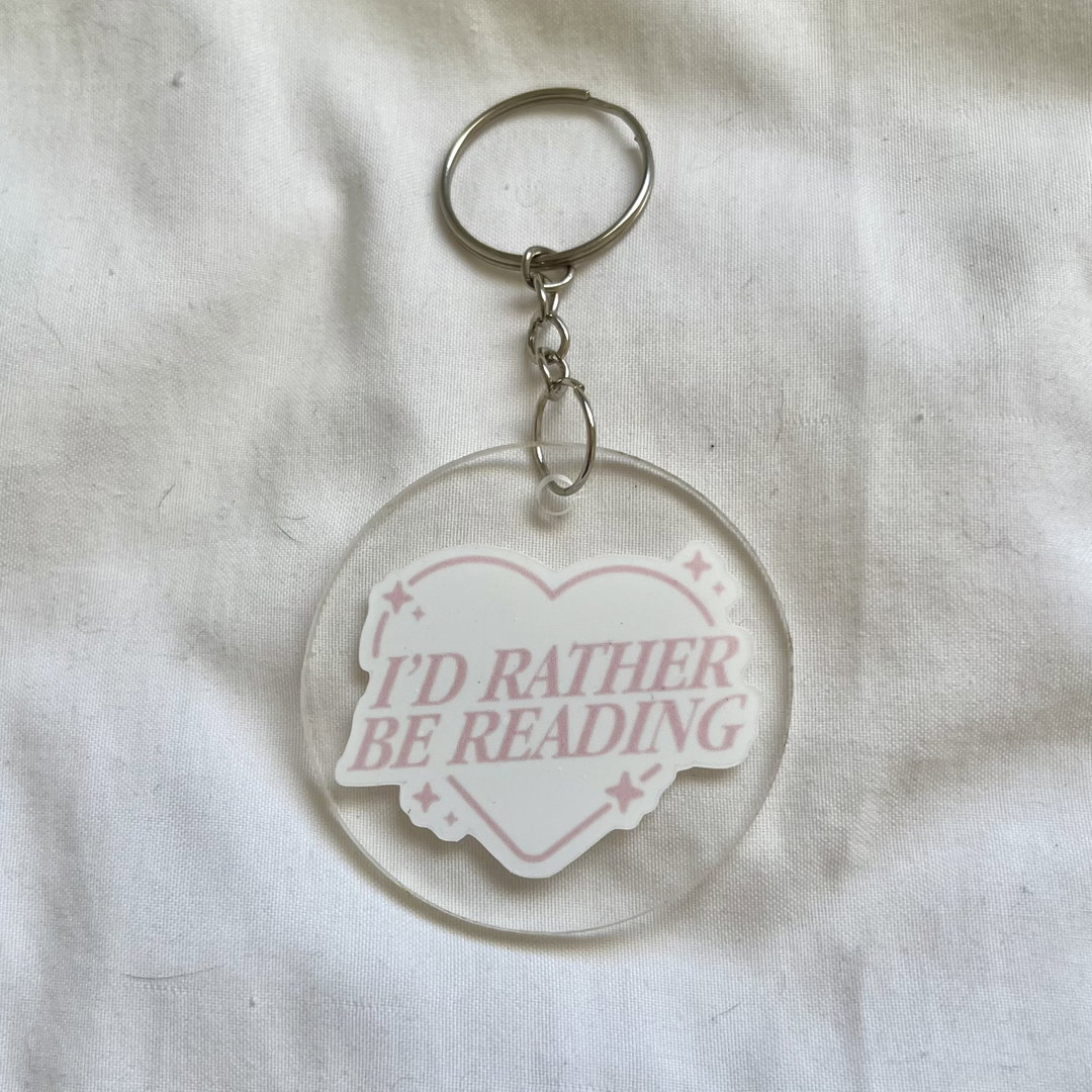 I’d Rather Be Reading Keychain