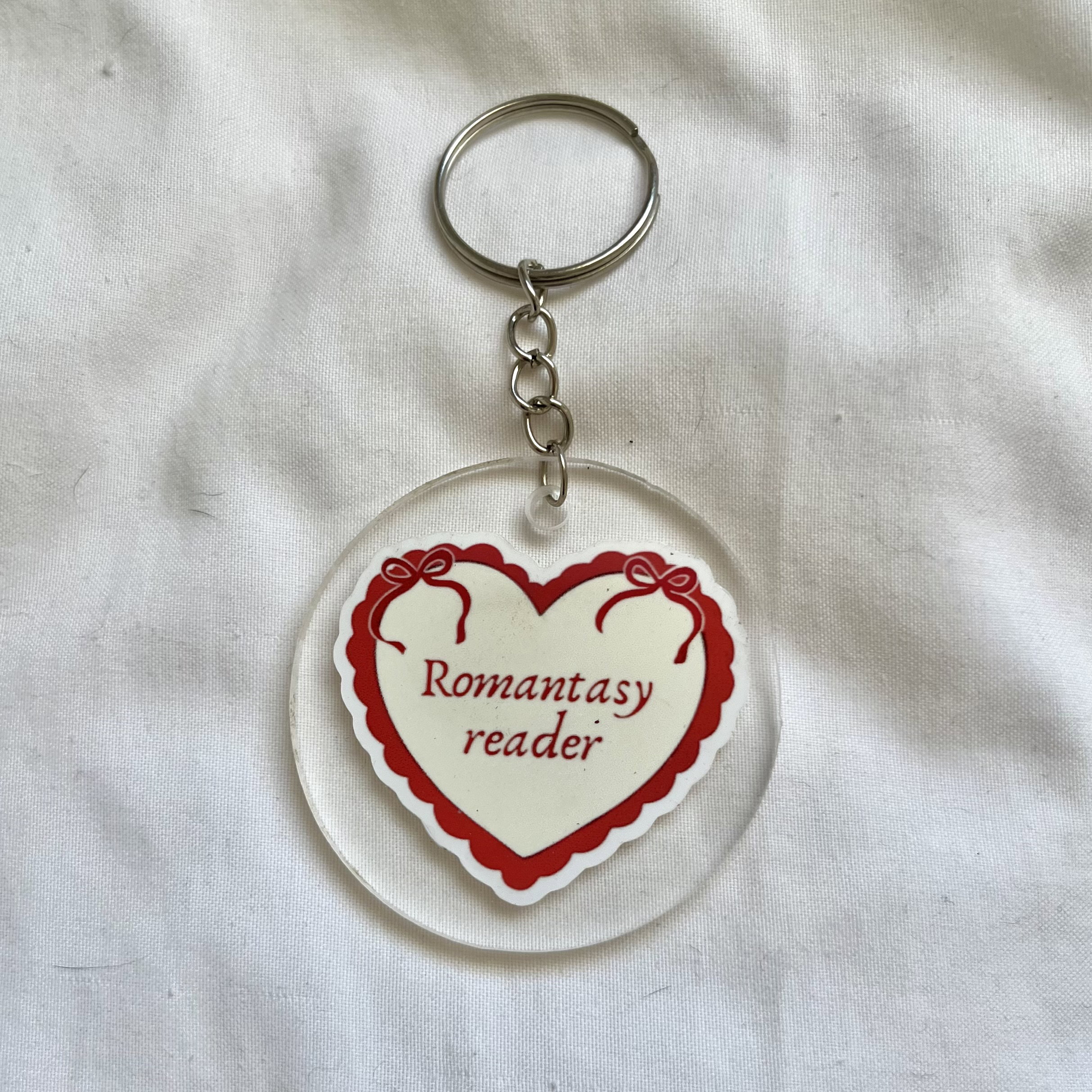 Romantasy Reader Keychain