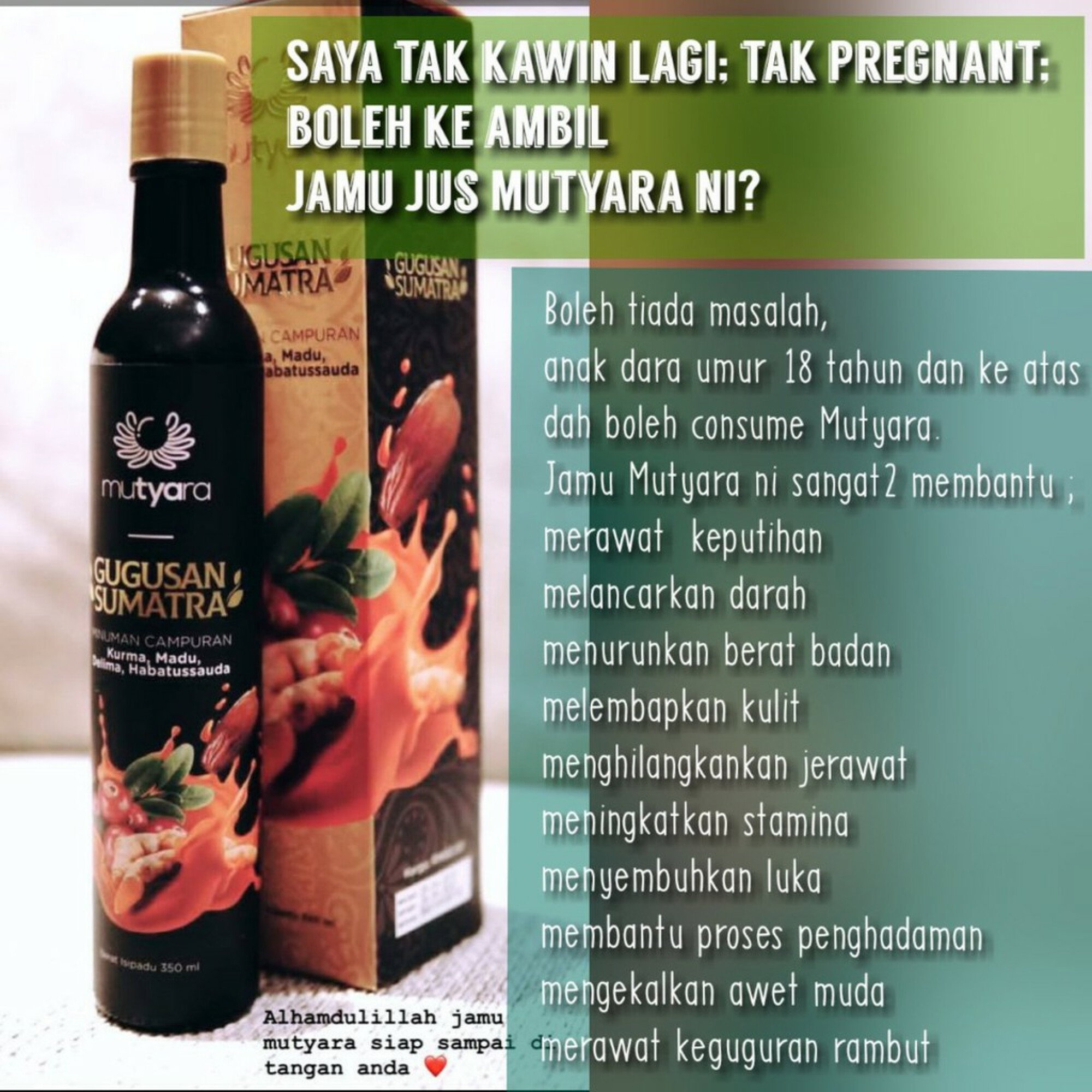 mutyara GUGUSAN SUMATRA 350ml Liquid rm78_7