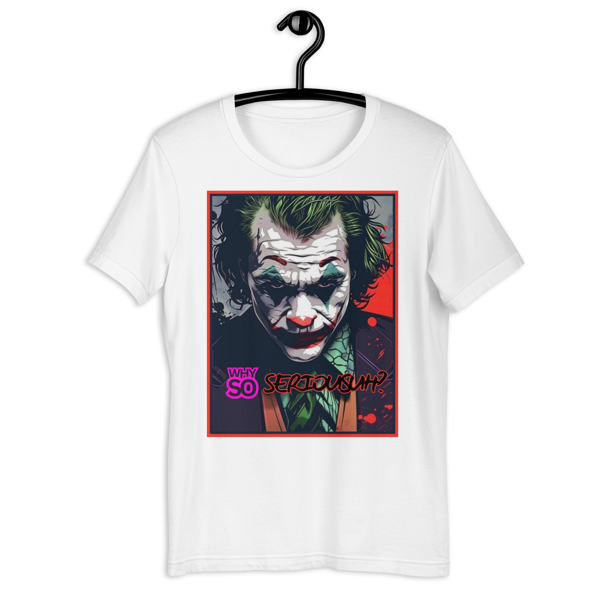 Why So Serious Joker Short Sleeve T-Shirt_3