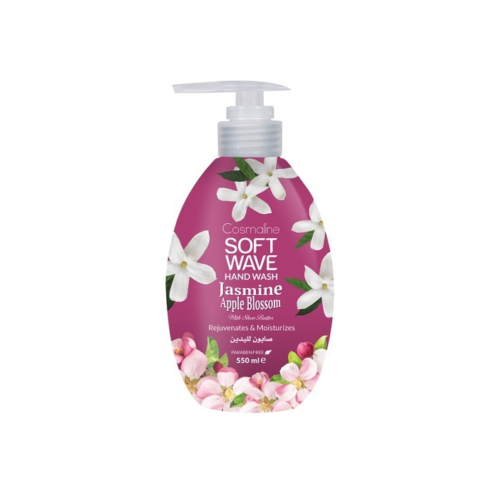 COSMALINE SOFT WAVE HAND WASH Jasmin & Apple 550ML