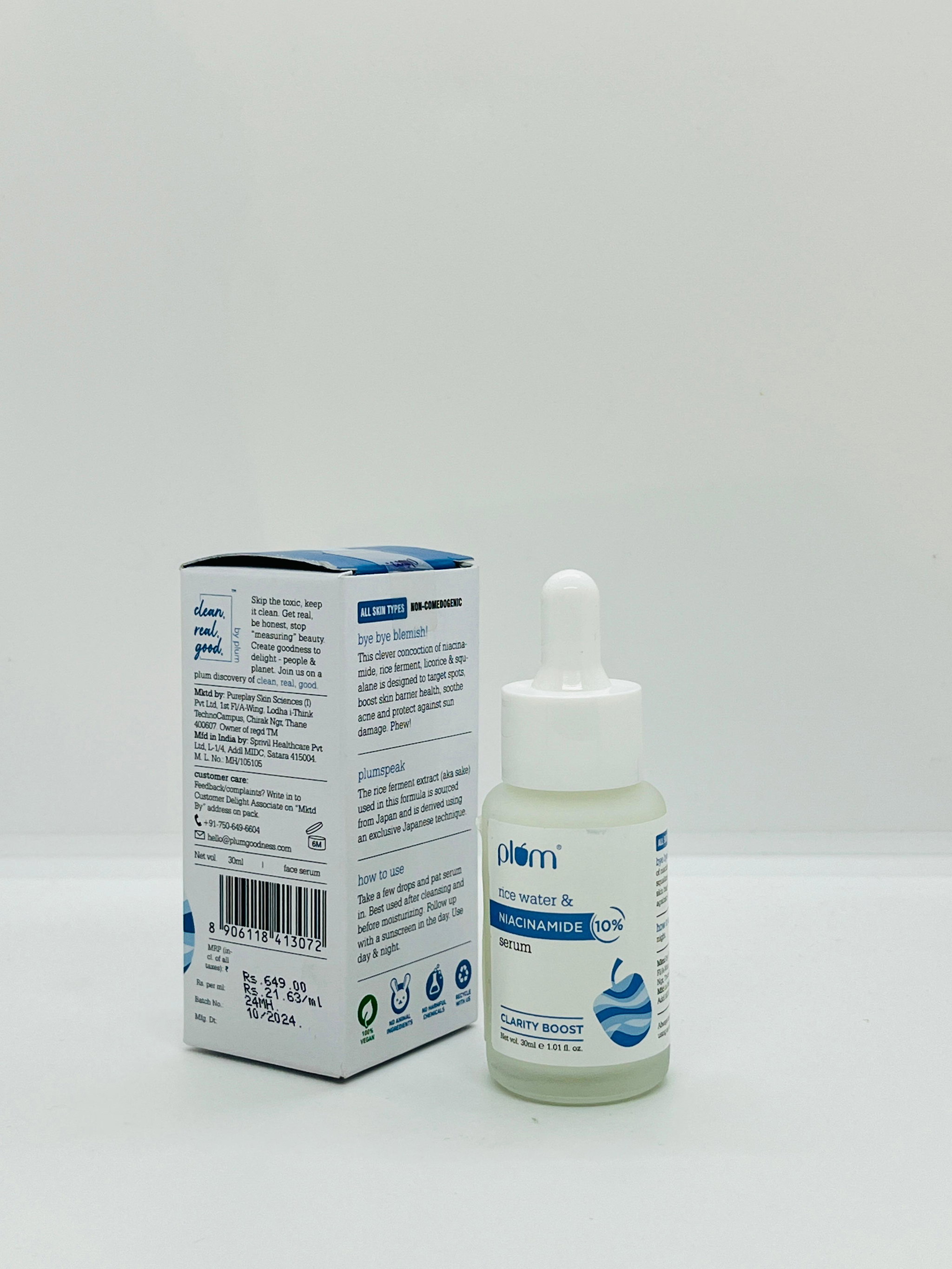Plum rice niacinamide 10% serum (30ml)_1