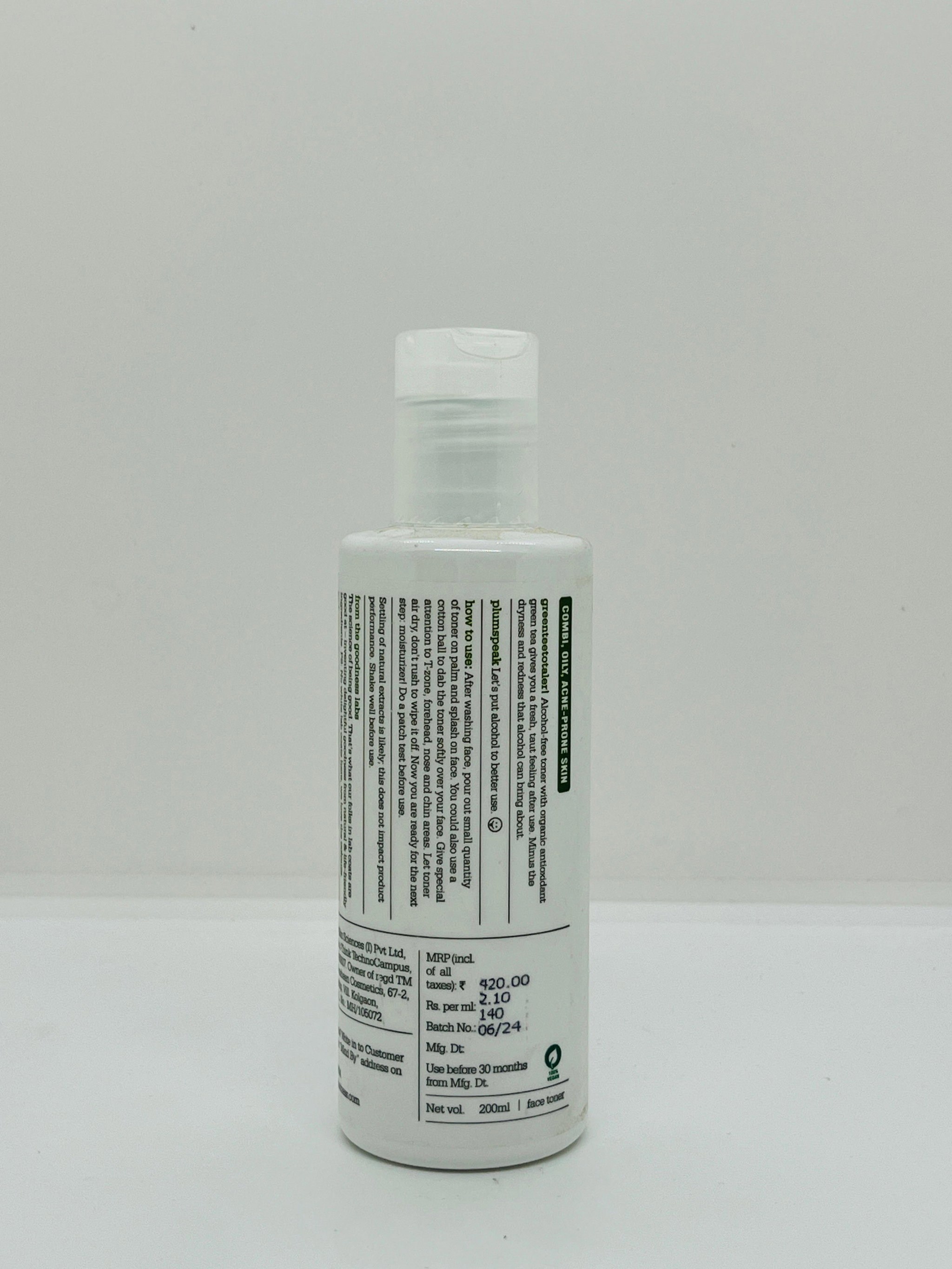 Plum green tea toner (200ml)_1