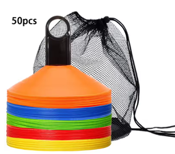 Set of 50 Agility Sports Field Cone Markers
