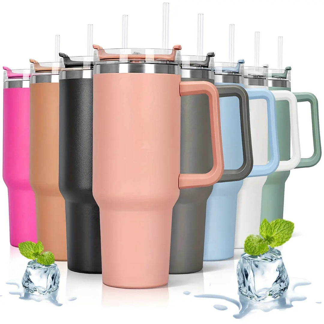 Grand Mug pour boissons Glacées à grande capacité 1200ml