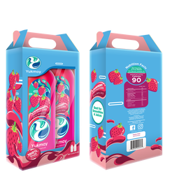 Yukmoy's Strawberry Fruit Pulp Puree I 100% Real Fruit