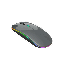 HP W10 Wireless RGB Bluetooth, sem fio, mouse fino recarregável