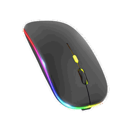 HP W10 Wireless RGB Bluetooth, sem fio, mouse fino recarregável