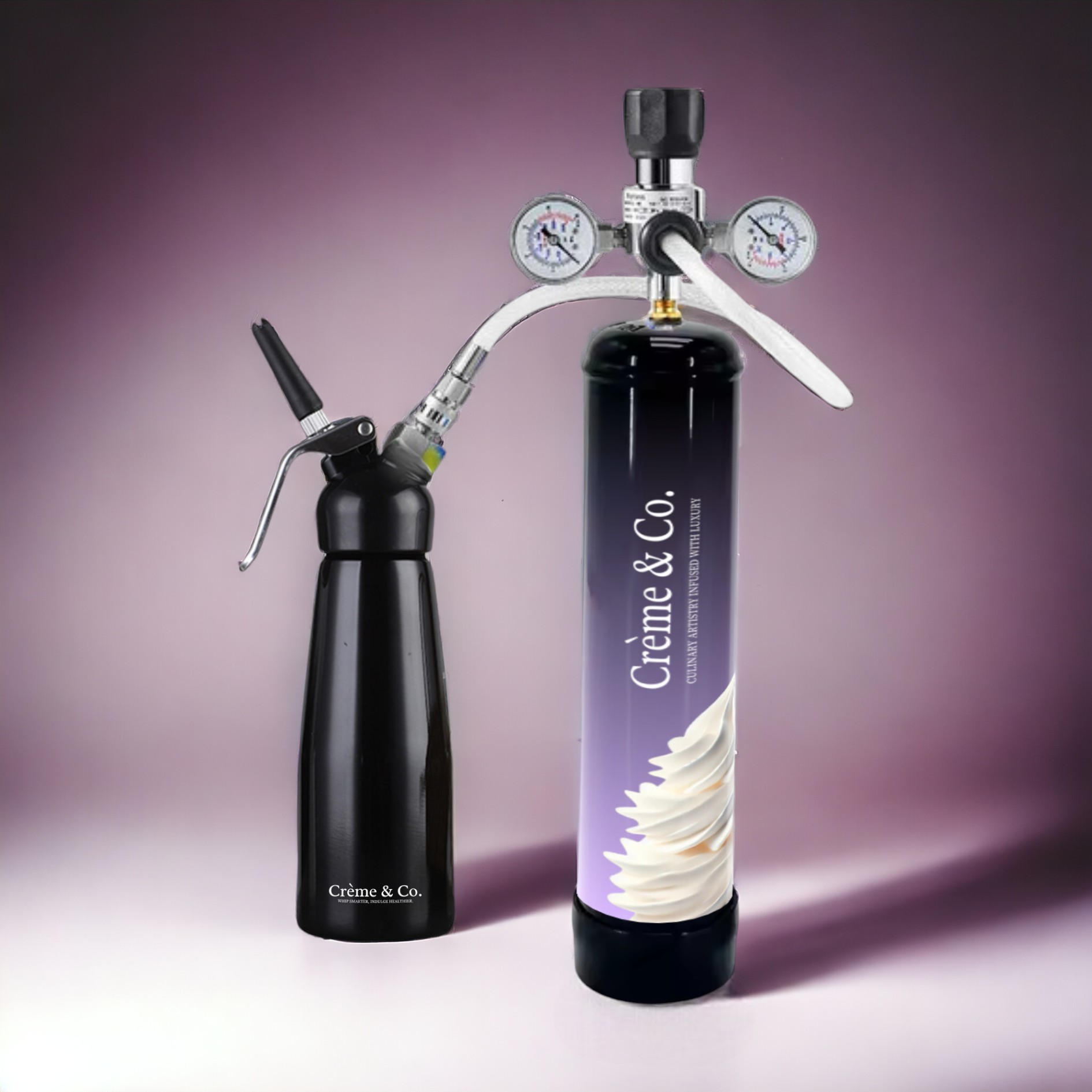 Crème & Co. Whipped Cream Dispenser - Aluminium_2