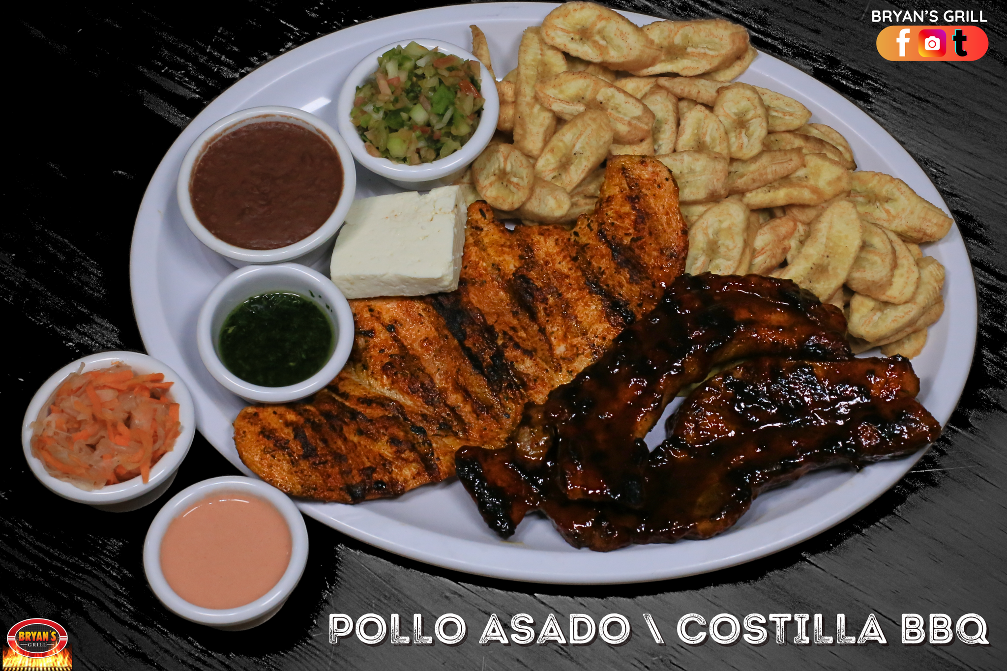 PLATO MIXTO DE POLLO ASADO Y COSTILLA BBQ_0